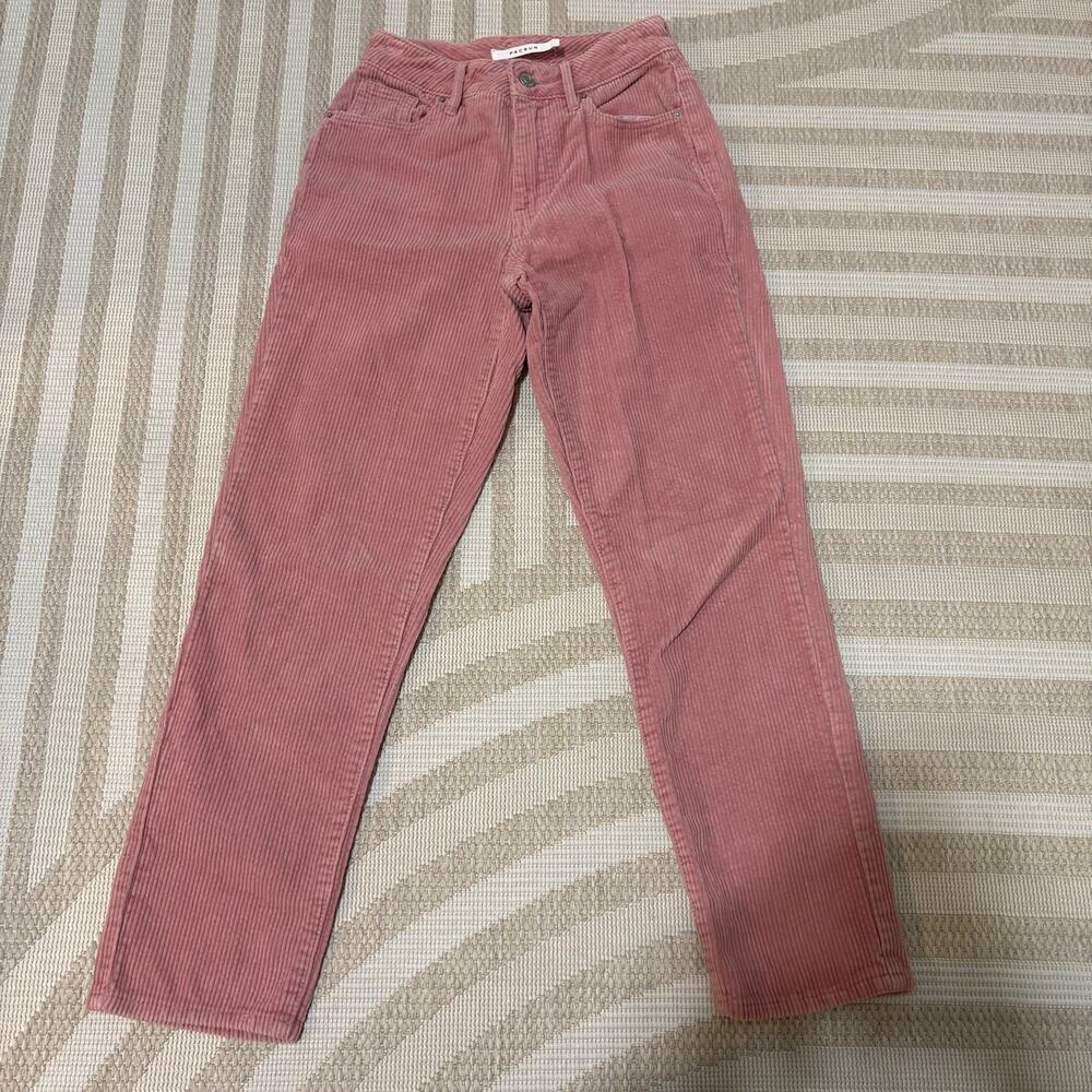 PacSun Pink Corduroy Boho Mom Jeans Size 22 Cottage Skater